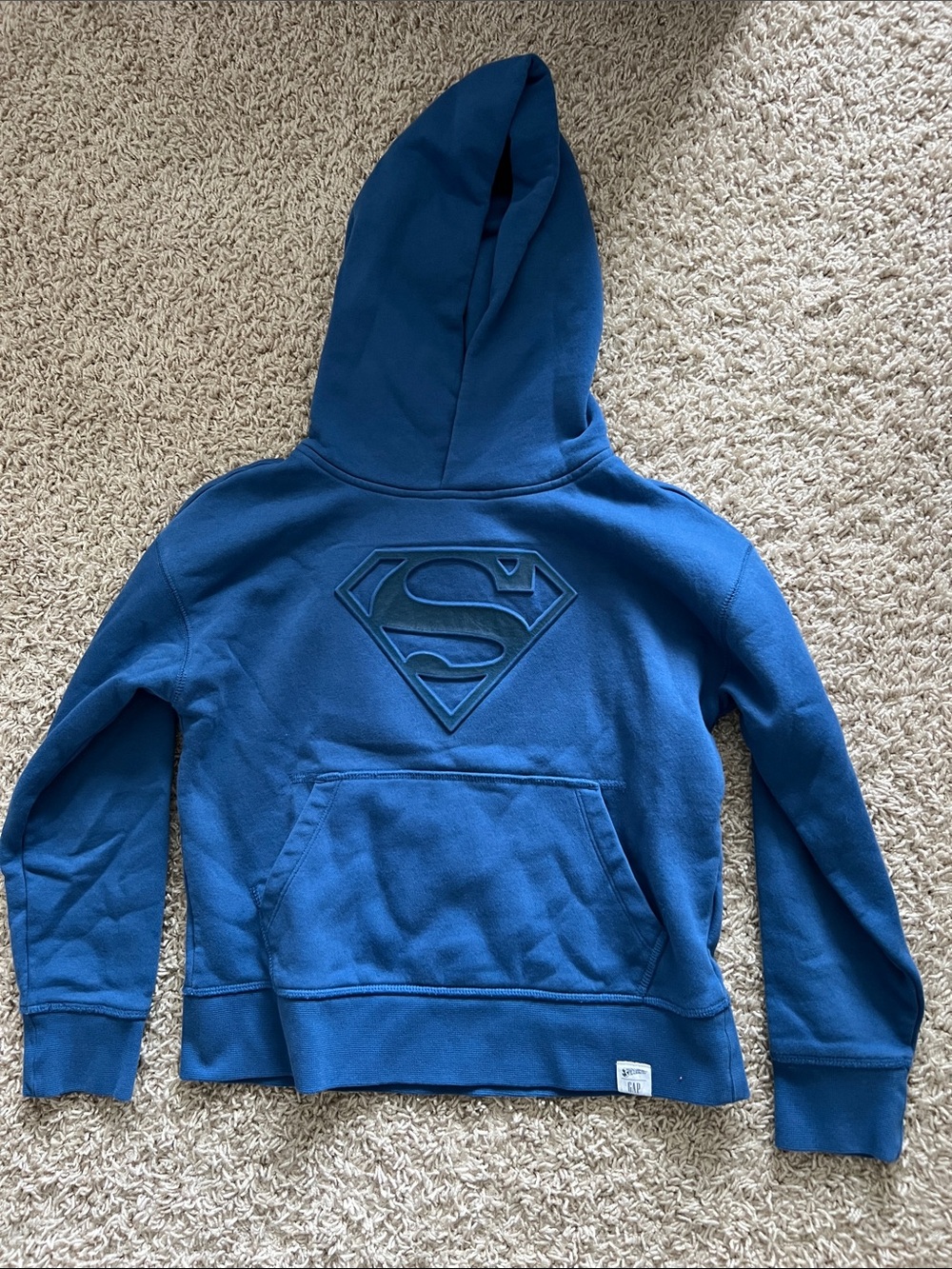 GAP Kids Superman Hooded Sweatshirt (M/8)